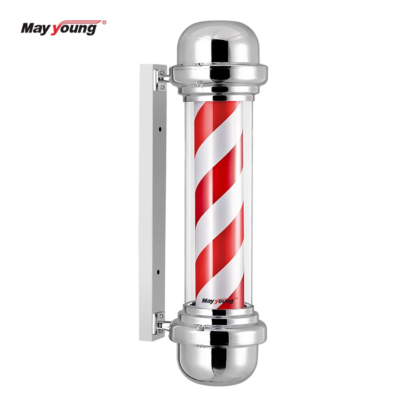 M315 Black barber pole Hair Salon Sign Barber Shop lights