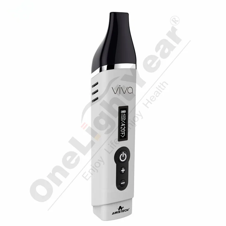 Online selling 2200mah 510 thread battery Portable Dry Herb Vaporizer Pen Airis Viva