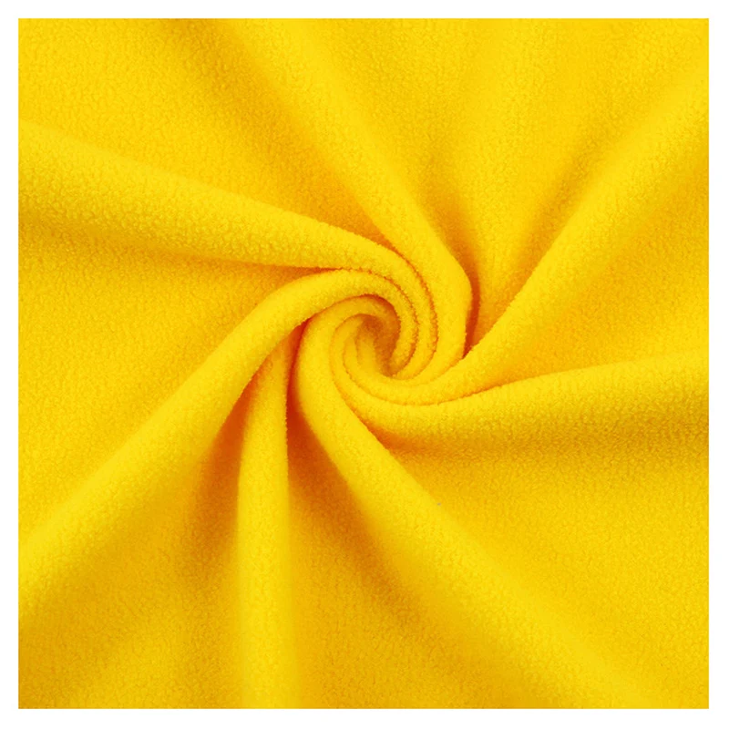 Manufacturer Polyester Micro Polar Fleece Two Side Brush One Side Anti Pilling Micro Polar Fleece Fabric