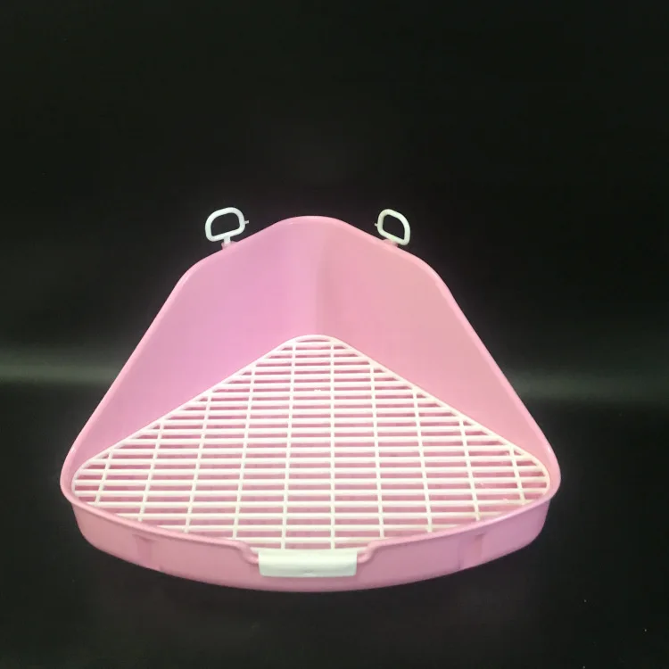 Pet triangle toilet hamster Dutch pig chinchilla hedgehog bedpan cleaning supplies