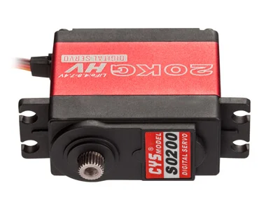 S0200 20KG standard size waterproof steering gear HV Digital RC Servo For RC Car