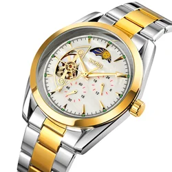 2021 New Arrival Skmei 9237 Factory Price mechanical watch Water water Resistant stainless steel automatic mechanical watch