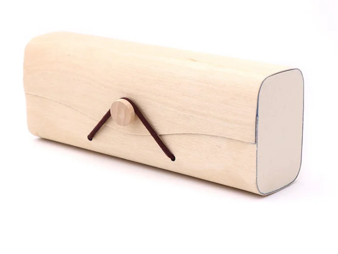 customized hollow-carved design Real wood round Glasses Box bamboo Sunglasses Case custom logo Bamboo case For Glasses