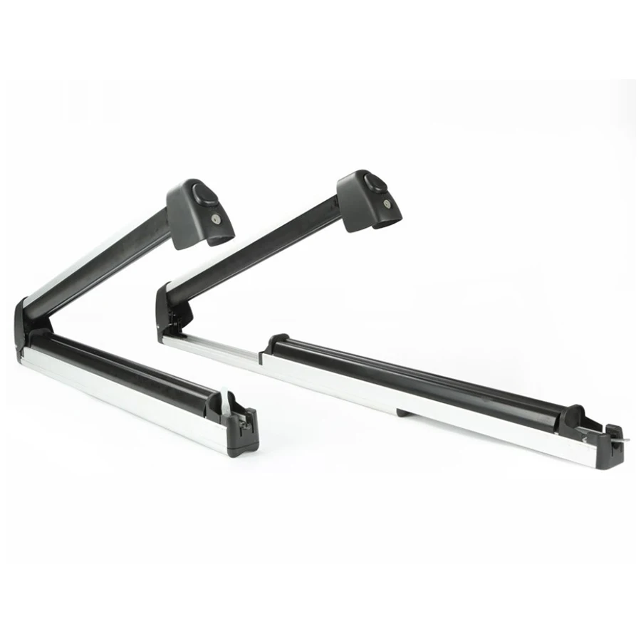 High Quality Black Silver Aluminum Alloy Auto Car SUV Roof Top Ski Snowboard Rack Carrier Holder