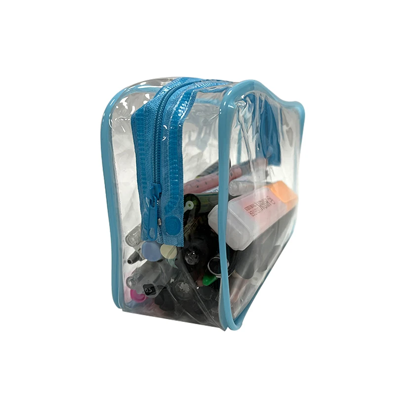 Custom Private Label Waterproof  Toilet Bag Travel Clear PVC Makeup Cosmetic bag