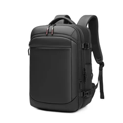 plain black backpack for men travel carry on everyday backpack men bolsa mochila