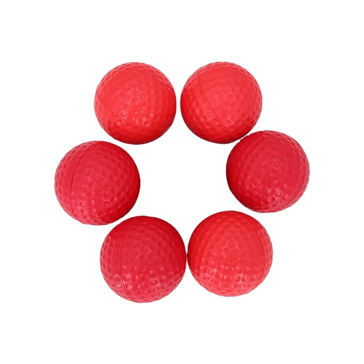 2020 Hot Sell PU Foam Golf Balls Sponge Elastic Indoor Practice Training Golf Ball