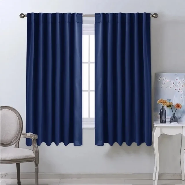 Hotel High Quality Room Darkening Back Tab Thermal Insulated Blackout Curtain Panels
