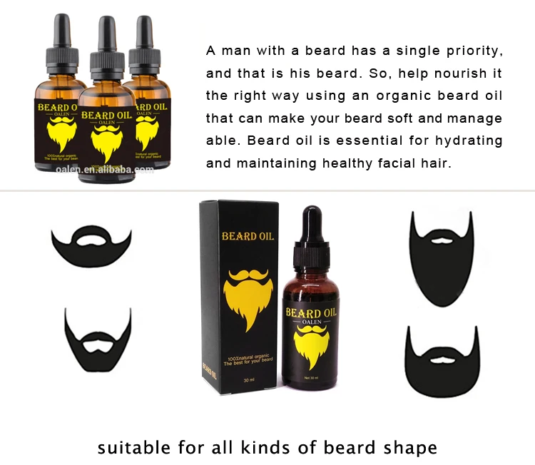 Private Label 100% Natural Pure Beard Oil Organic Beard Oil for black men