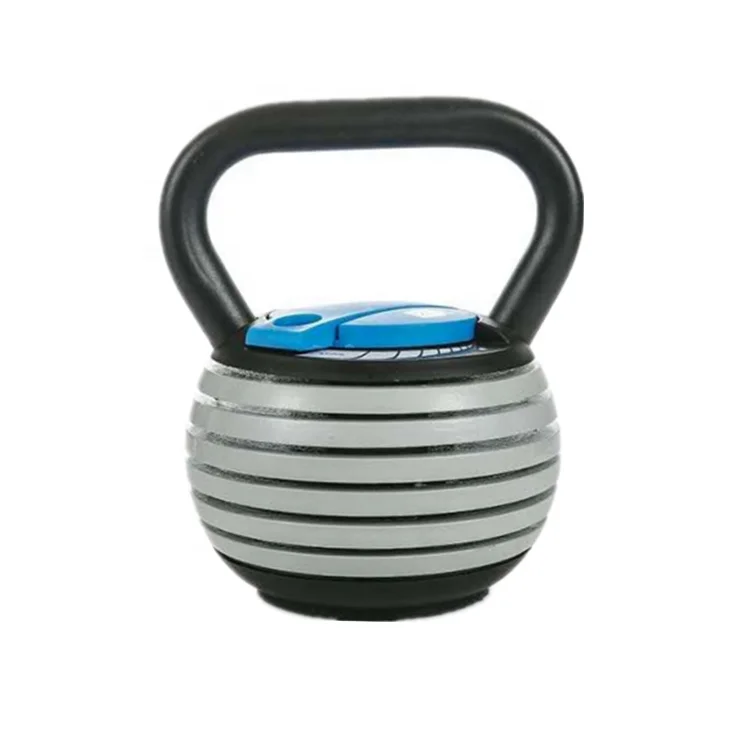 Home Gym Workout Strength Training  20LB Cast Iron Adjustable Kettlebell Weights Set