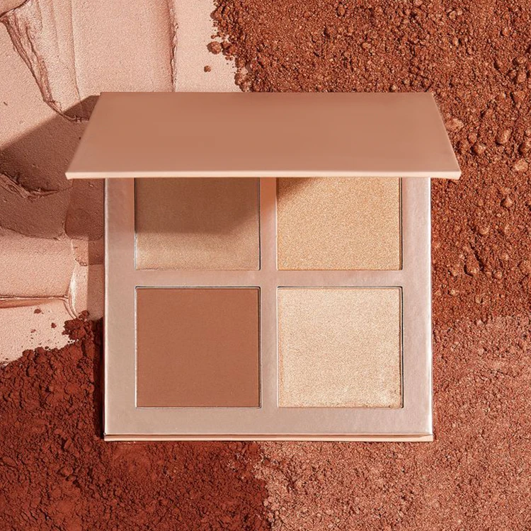 Hot Sale 4 Color Eyeshadow Palette,Fast Shipping Powder Press Mold Set Eyeshadow,Smooth Beauty Glitter Eyeshadow