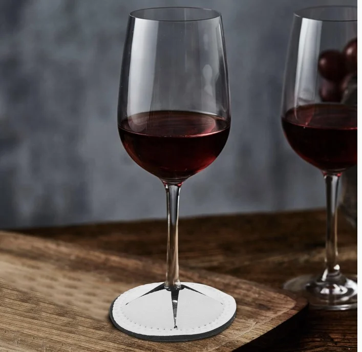 Wine Glass Insulator Sublimation Neoprene Sleeve Cover Sublimation Coaster