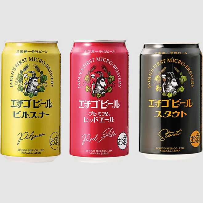 Soft mouthfeel well balanced taste Japan canning craft beer brewing
