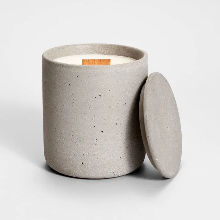 Новый дизайн Круглый контейнер для свечей 480 мл