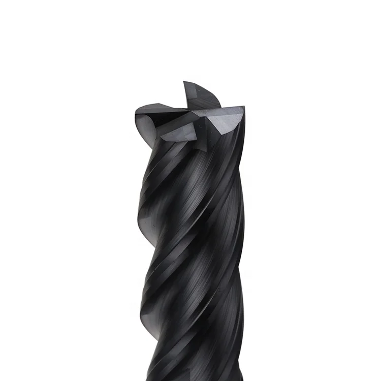 High Precision 4 Flute Flat Square Milling Cutter Tungsten Solid Carbide End Mill Drill bit for Stainless Steel metal