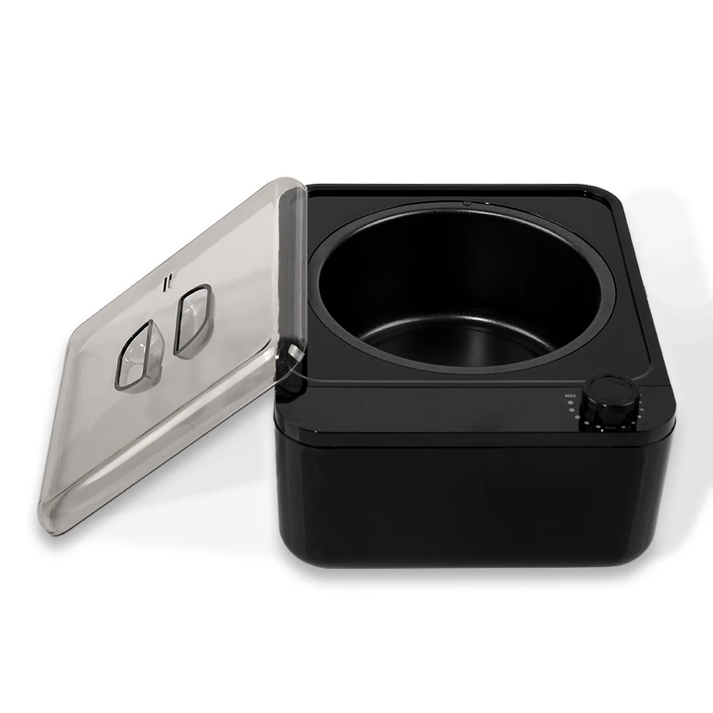 2021 new concise Square Exterior design black electric Body hair remover Wax Heater