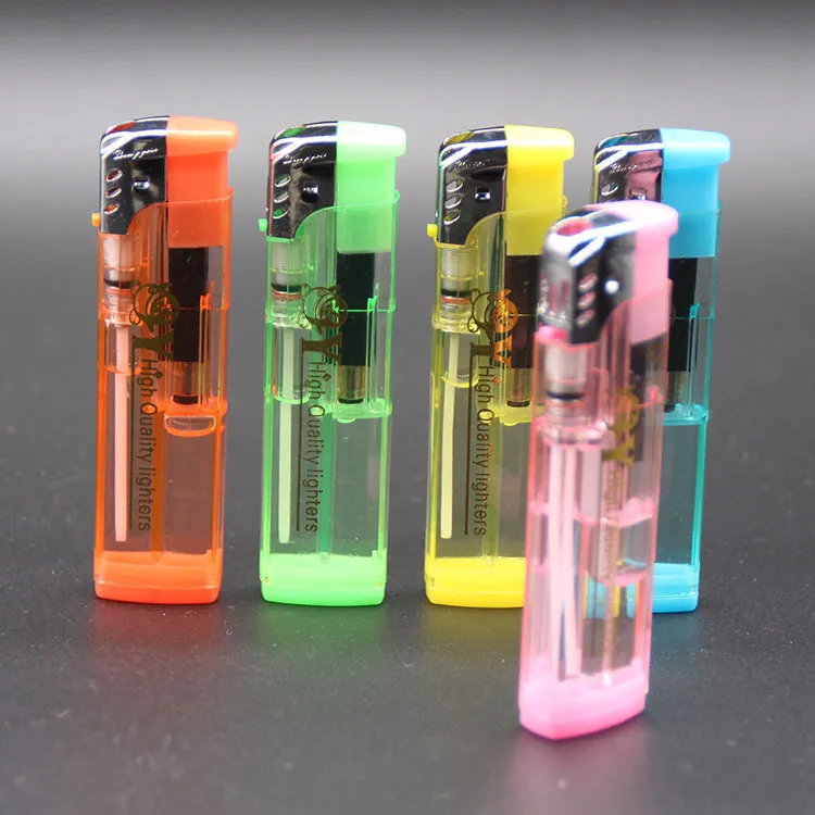 Open flame lighter manufacturers selling personality translucent disposable lighters