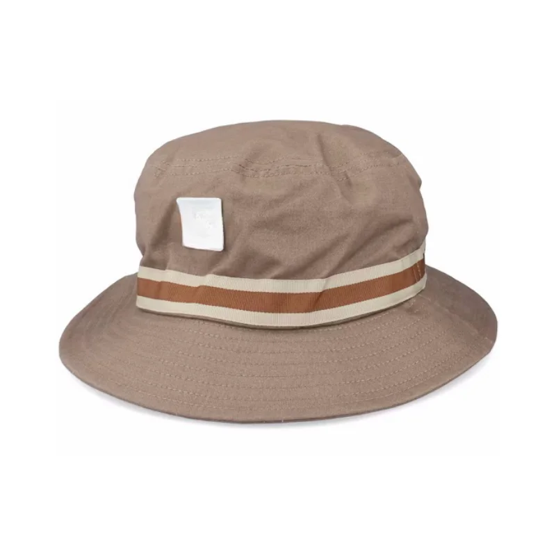 Packable Twig Vanilla Bucket Hats Wholesale Custom Design Patch Logo Beach Summer Premium Bucket Hats For Women Men Kids