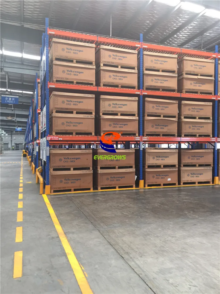 Yongwang Adjustable Flexible Steel Shelf Shelving Pallet Racking Roll Forming Machine Heavy Duty Pallet Racking Beam Rack