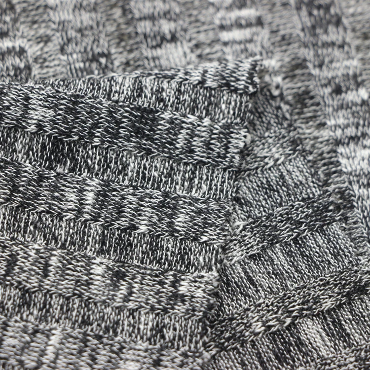 TR Spandex Twisting Yarn Coarse Needle Jacquard Single Jersey Knit Weft Fabric Coarse Jacquard Single Jersey Knit Weft Fabric