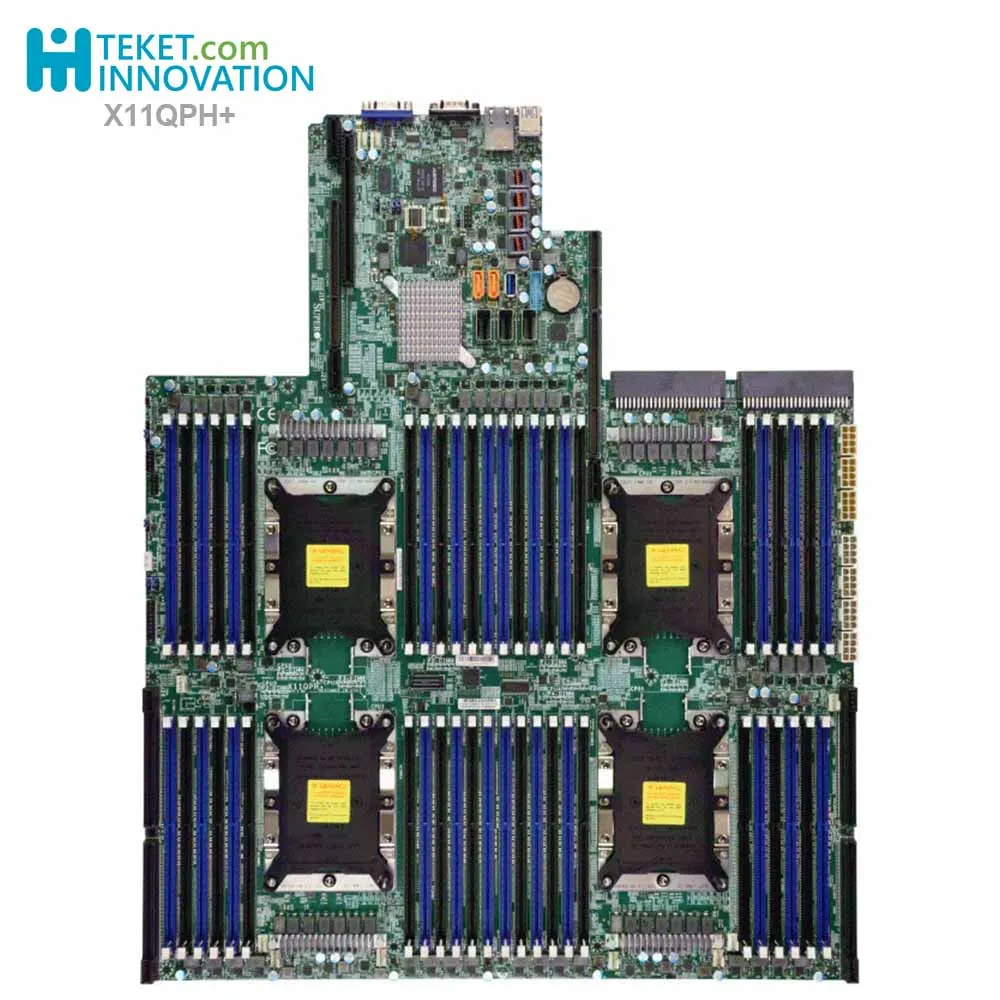 Для Supermicro X11QPH + (только для суперсервера) Материнская плата Intel C621 контроллер портов 14 SATA3 (6 Гбит/с); 0 1 5 10