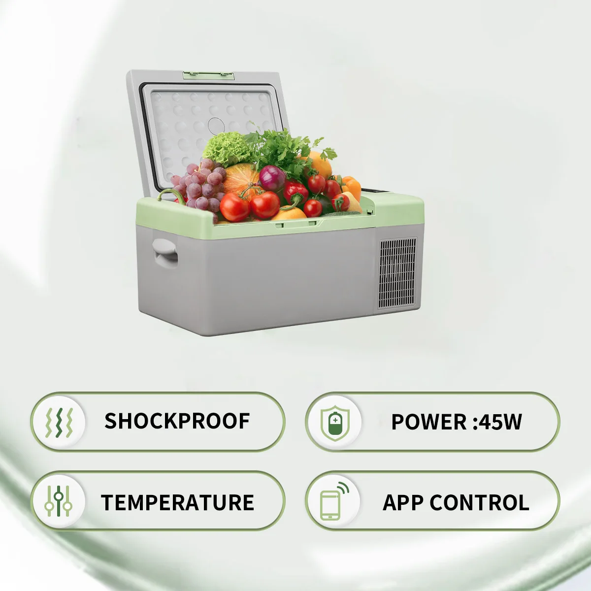 Alpicool Y16  compact portable solar refrigerator  freezer with compressor