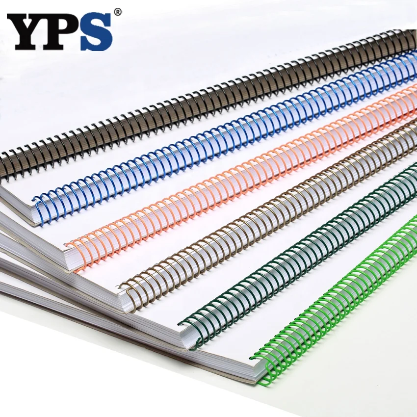 Various Color High Quality Notebook Use Metal Binding Wire O  Coil Metal Spiral Binding Coil