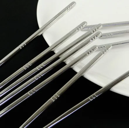 Best Selling Wholesale Custom Metal Stainless Steel Chopsticks for Sushi Wedding Gift Souvenirs