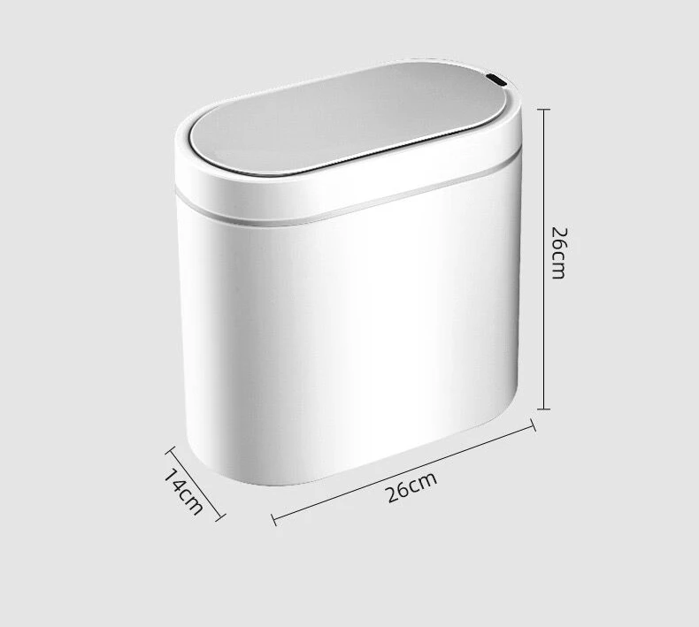 Popular Modern Induction automatic sensor operation 7L plastic Trash Bin kitchen bathroom touchless hotel smart trash can