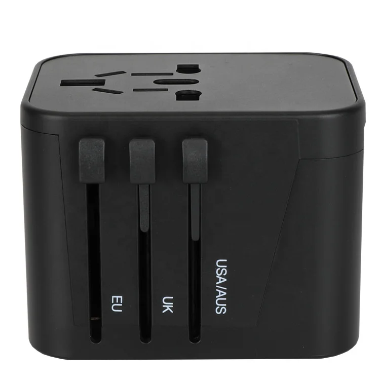 Travel Adapters International Travel Adapter Universal with 4 USB Charging Port for Business Trips Colourful