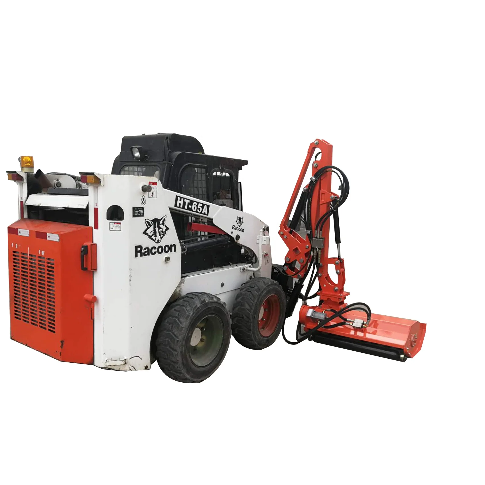Rima PTO Flail Mower Hydraulic Driven Skid Steer Boom Arm Mower For Sale