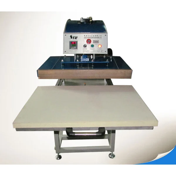 Hydraulic  pressure  heat press 70*90cm automatic  bolster t shirt  pants fabric large format sublimation  heat press machine