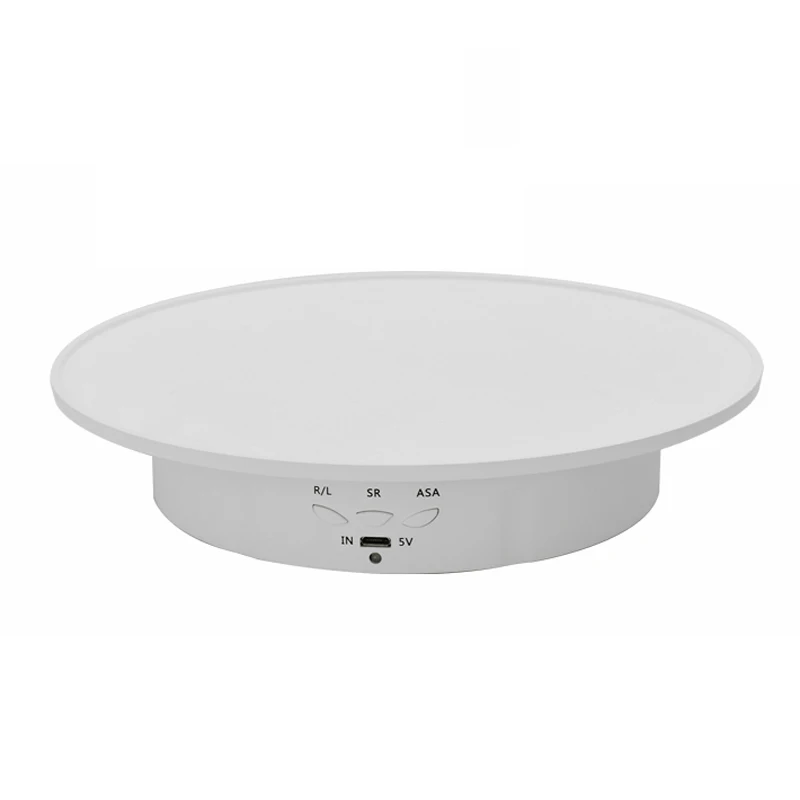 Professional 20CM electrica jewelry small mirror top rotator 360 turntable rotary display table