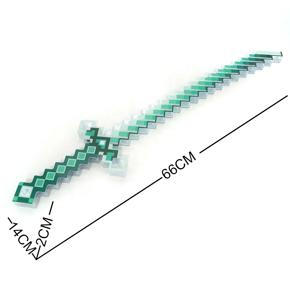 Led Light Up Toys Light Saber Pixel flashing Swords plastic knife with light toy