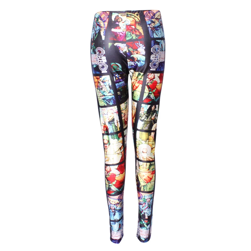 Wholesale High Quality Anime Digital Printed Women Tight Yoga Pants Ladies Bodybuilding Leggings