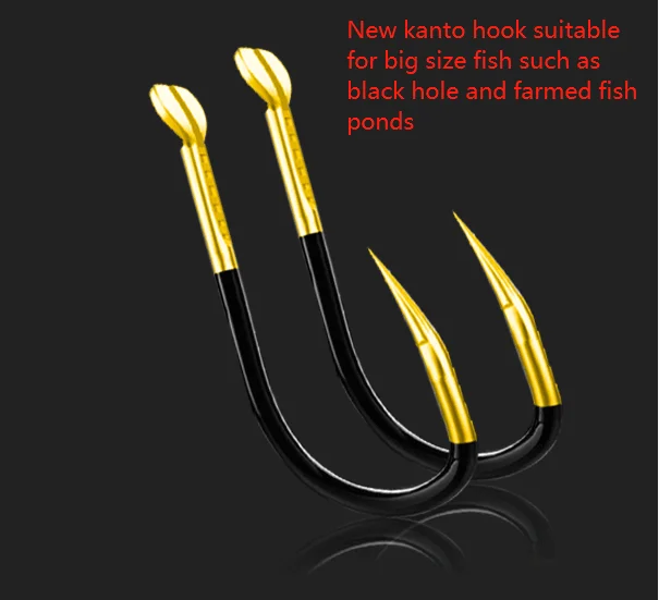 Reinforced Black Nickel Pipe Barbed Hooks For Iseni Fish Hooks double slots Saltwater Fishing Freshwater Fish Hooks