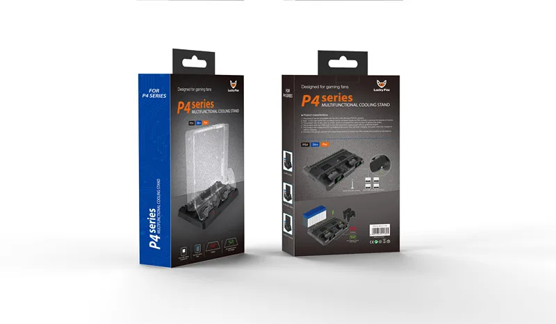PS4 controller cooling fan stand multifunctional cooling fan stand for Sony Playstation 4/Pro/Slim