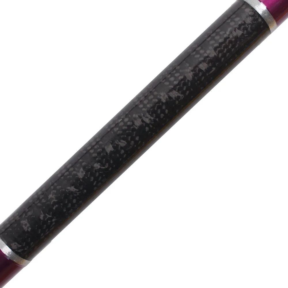 SFR064 4.2m high quality nano carbon fiber blank fuji guide reel seat 3 section sea power surf casting fishing rod