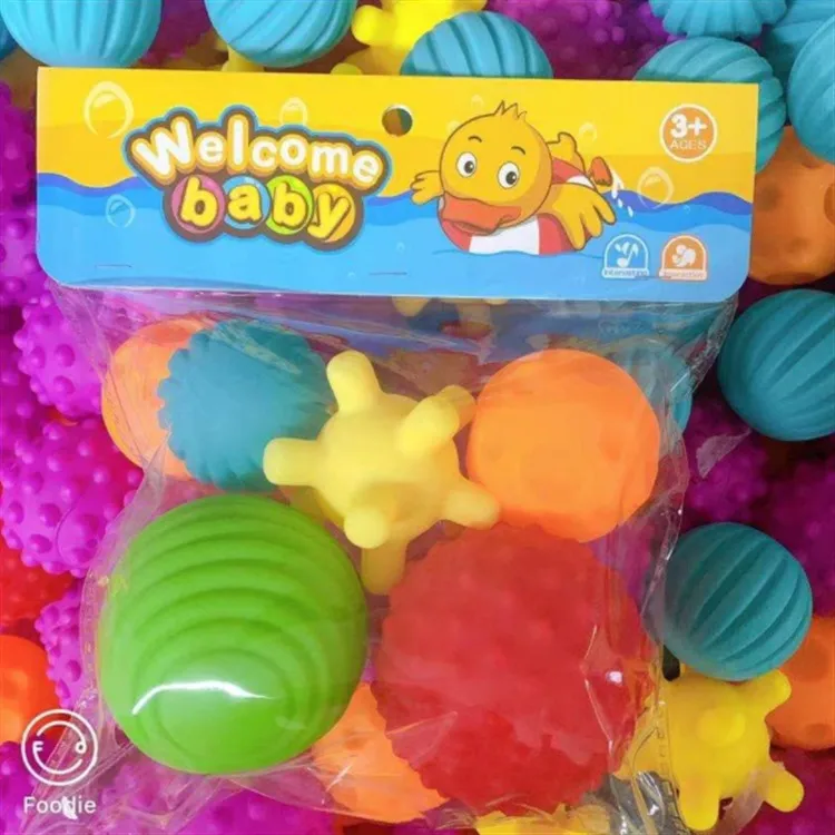 Logo Early Learning Baby Gift Toys Intelligence Grasping Gums Soft Teether Plastic Hand Bell plastic Toys Baby Educational Toys