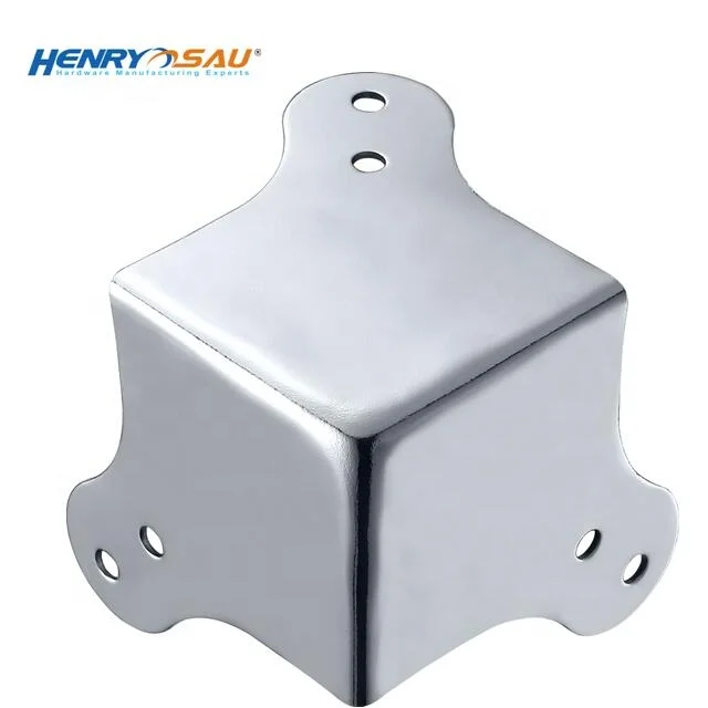 Высокое качество чехол аппаратных аксессуаров прессованные треугольный угловой Размер 3-нога чемодан Угловые протекторы коробка