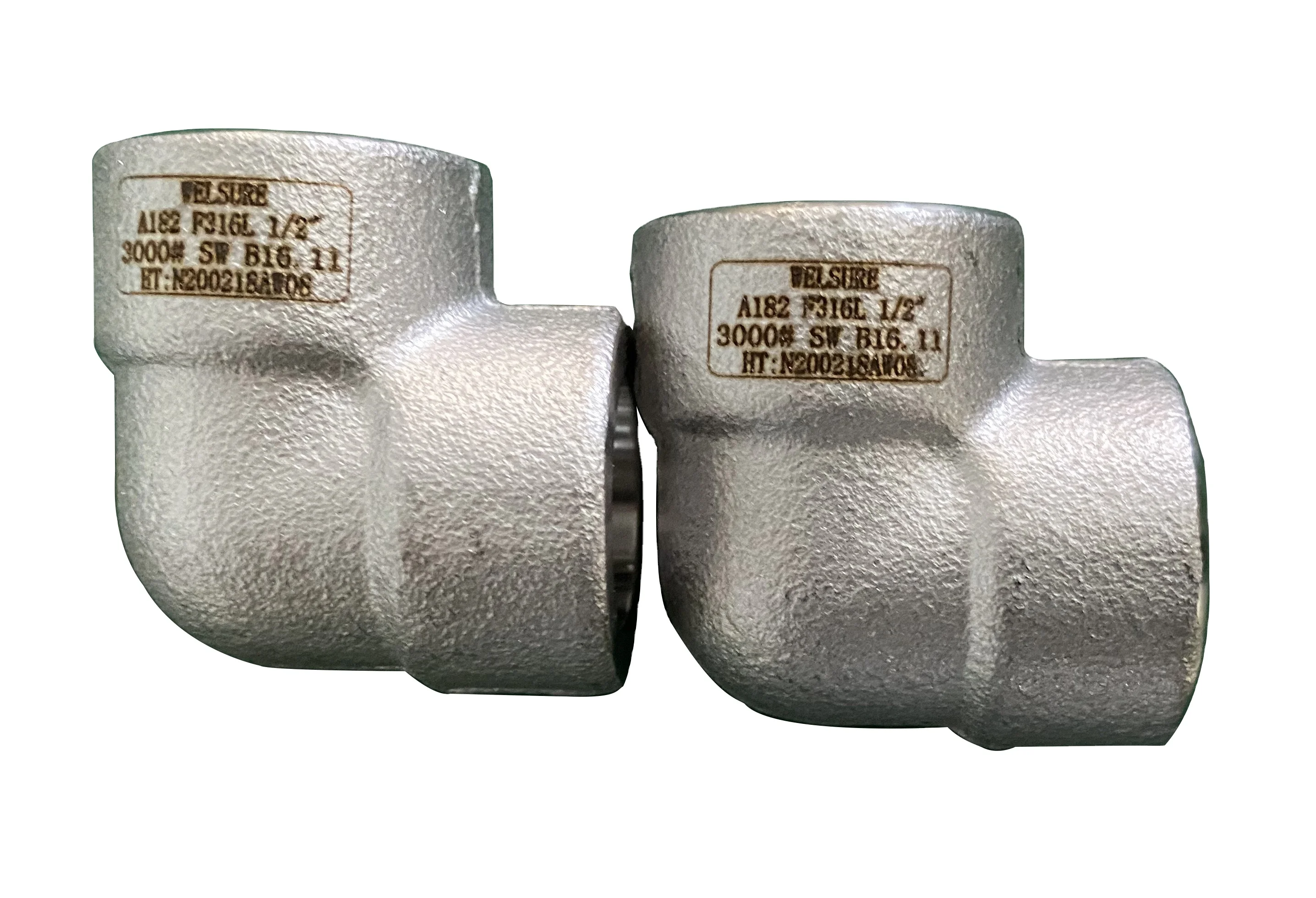 90 Degree 3000# F316L A182 ASME B16.11 Stainless steel pipe fittings forged elbow with Cheap price