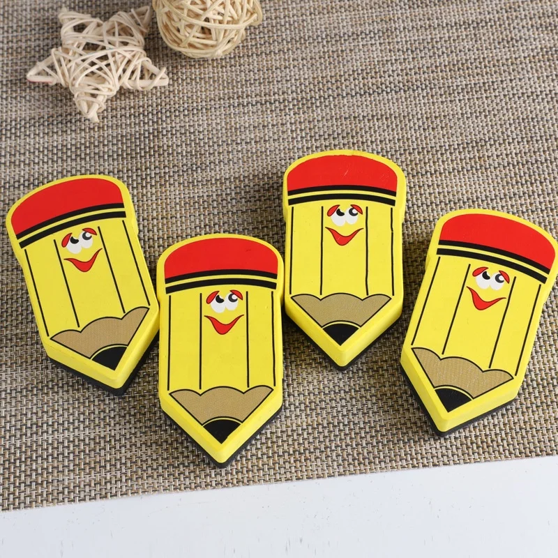 Wholesale Eva Chalkboard  Cleaner Dry Erase Whiteboard Cute Eraser For Kids