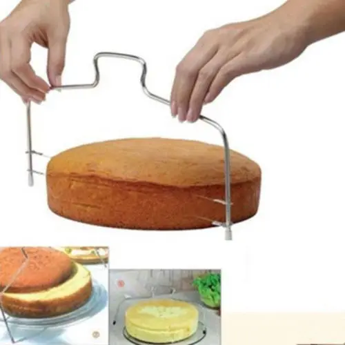 Hot Kitchen Tools Wire Slicer Cake Cutter Bread Cutting Leveller Decorating Divider Stainless Steel Slicer Tool Cooking Tool