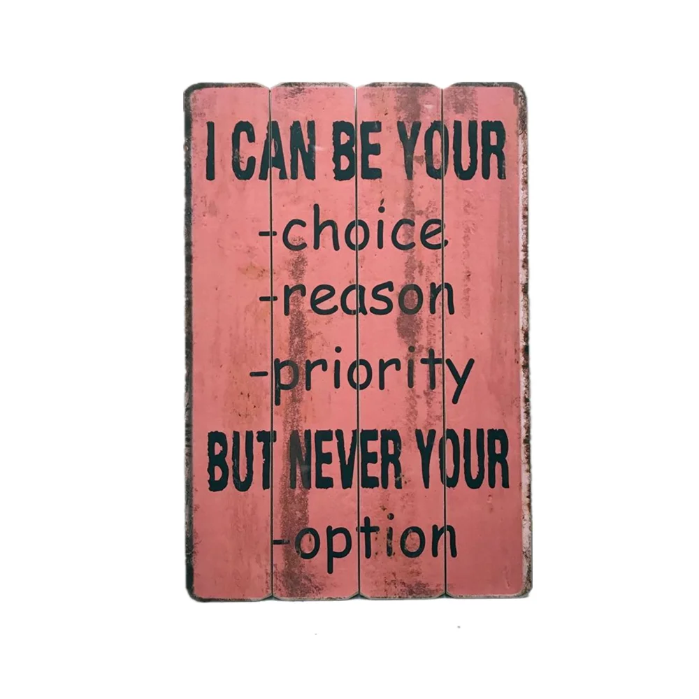 
Wholesale Home Wall Decoration Letter Antique Wood Signs 