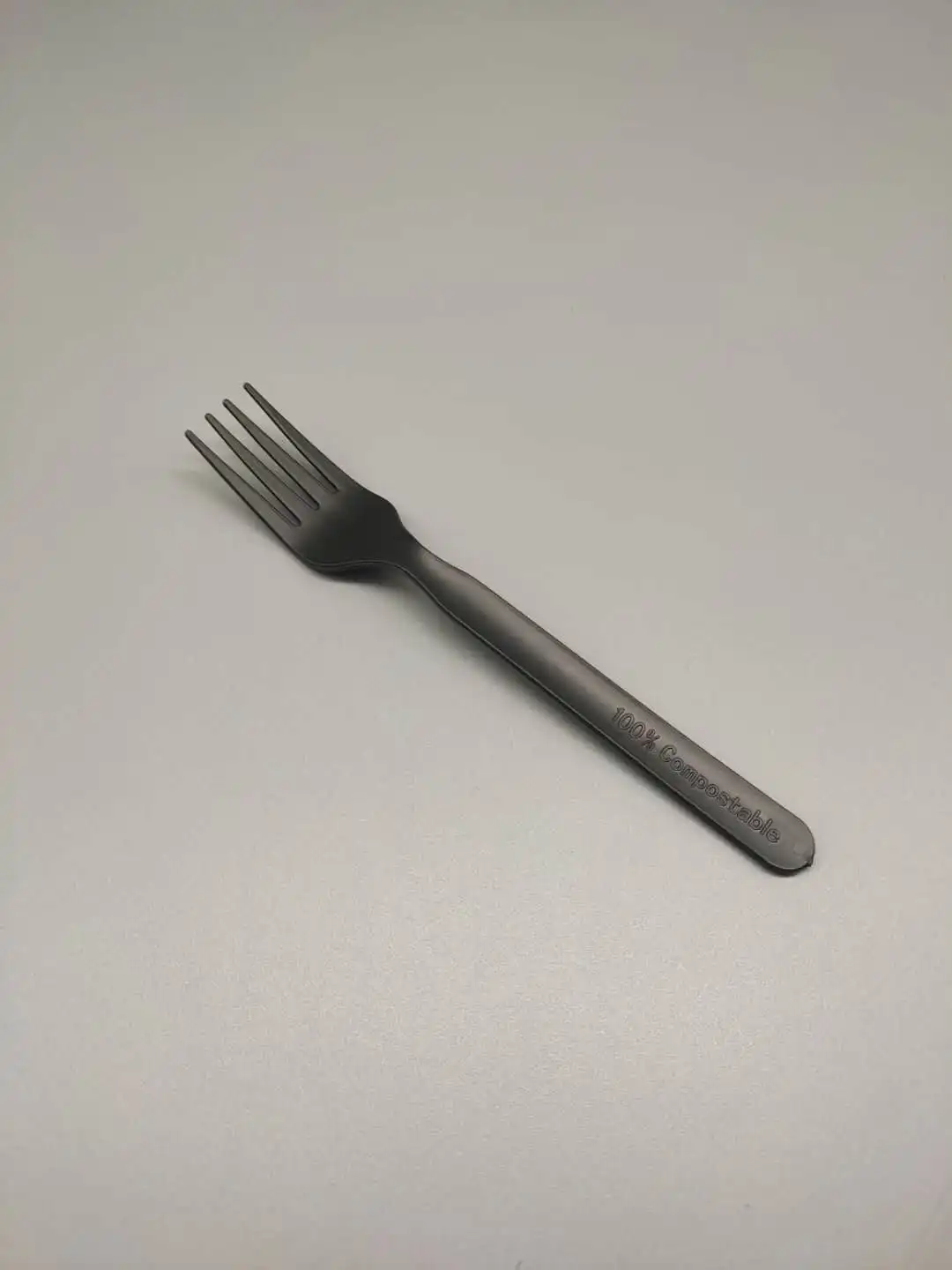 
compostable customized cutlery dinner custom fruit restaurant 7 inch plastic spork custom plastic spork fork dinnerware sets 