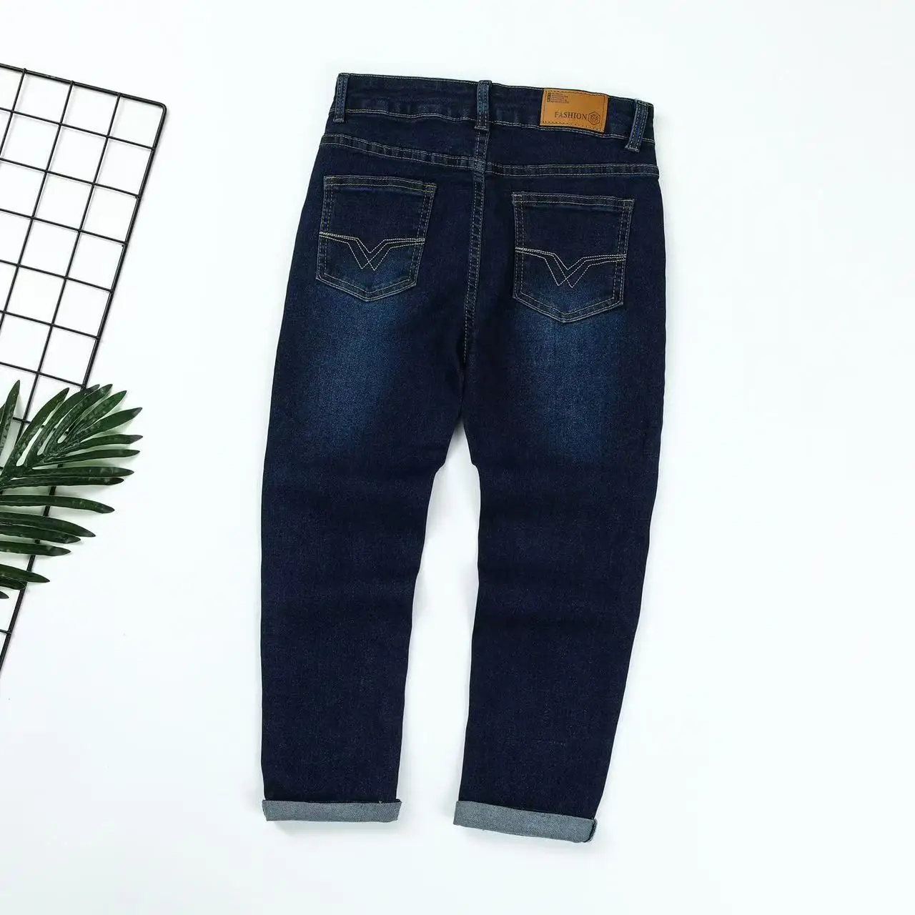 Boys Jeans for 6-16 Years Spring Autumn Clothing for Kids jeans Clothing Trousers for Boys big boy denim pants light blue