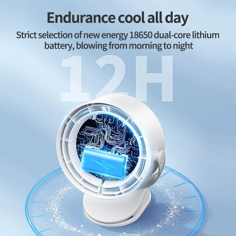 New creative design Baby stroller Fan octopus clip Rechargeable Standing table portable mini usb handy Fan