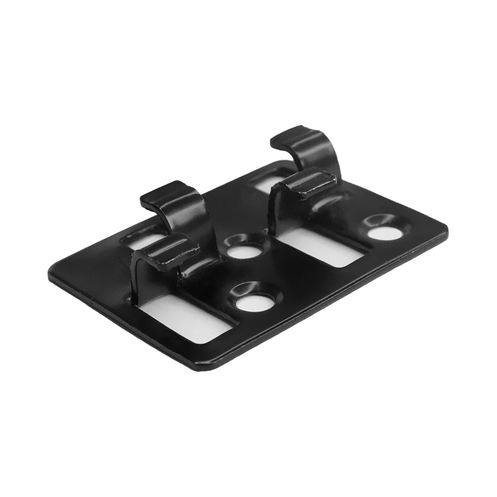 Hot-sale clips Black stainless steel spacers floor fittings connectors for wpc deck board