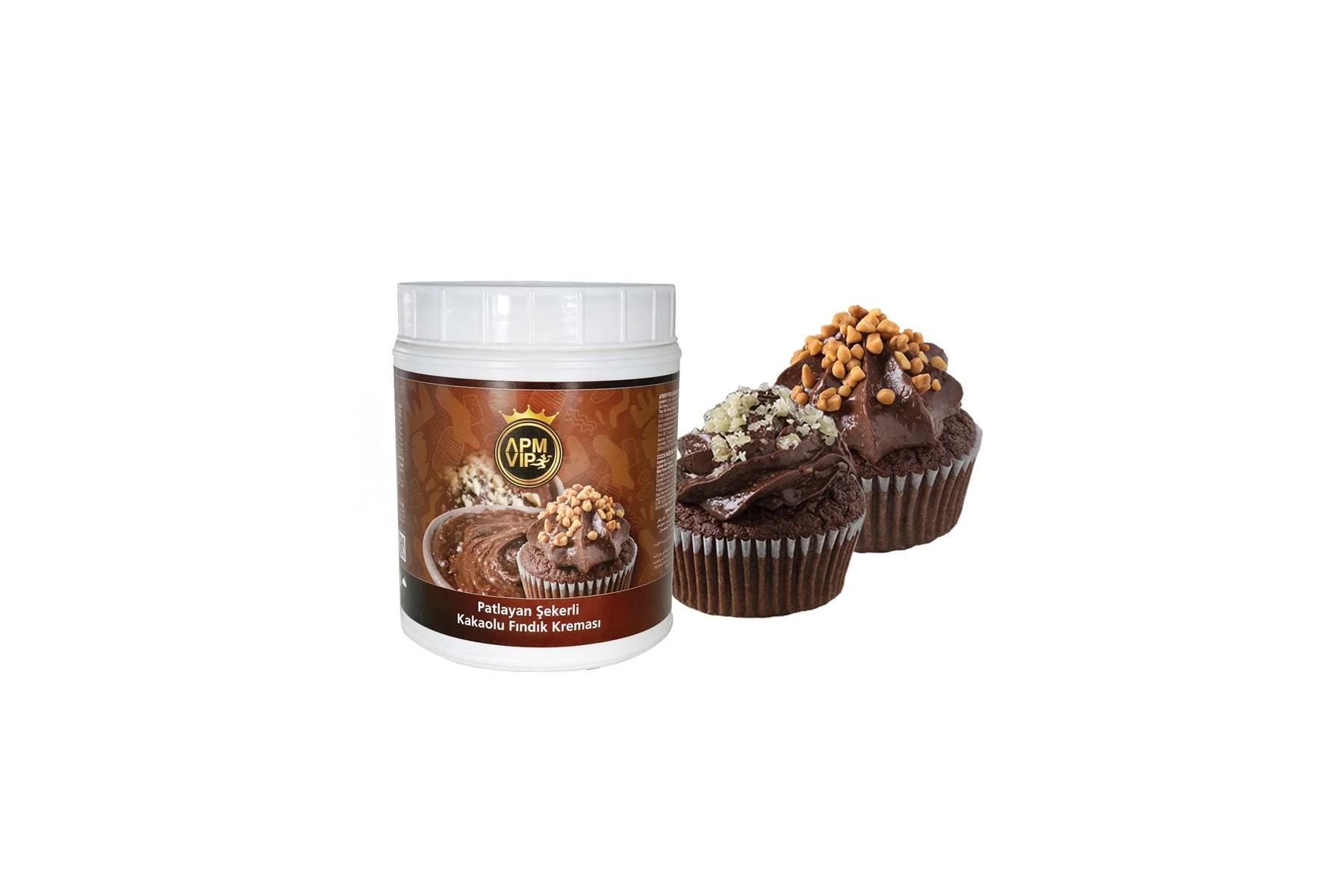 APM Cocoa Hazelnut Cream With Popping Candy For Pastry And Confectionery Sectors