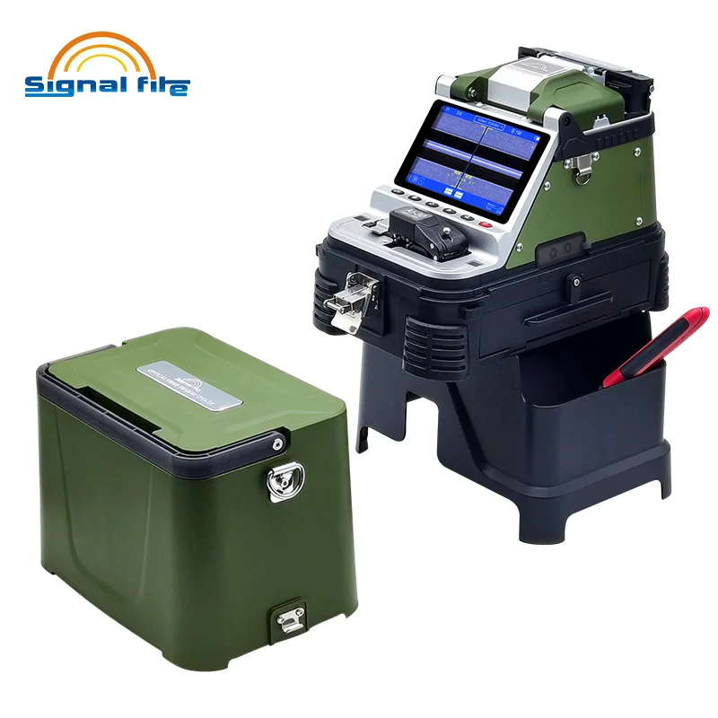 Signalfire Upgraded FTTH Fusion Splicer AI20 AI30 Core Alignment Splicing Machine with Built-in Electric One-step Fiber Cleaver